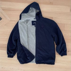 Us Polo big boys navy blue hooded Jacket